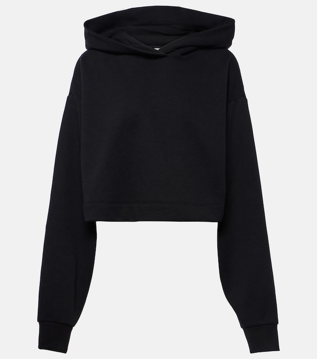 Bae cropped cotton-blend hoodie | Alo Yoga