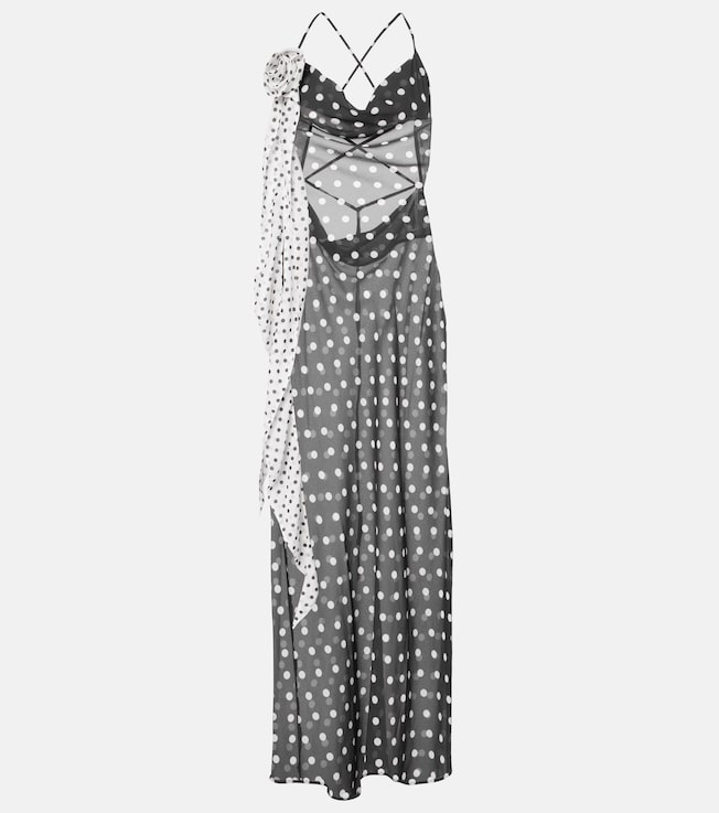 Priya polka-dot maxi dress | Bananhot