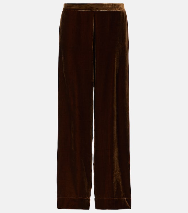 London velvet pajama pants | Asceno
