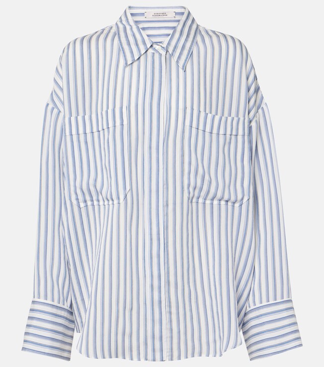 Cool Stripe striped oversized shirt | Dorothee Schumacher