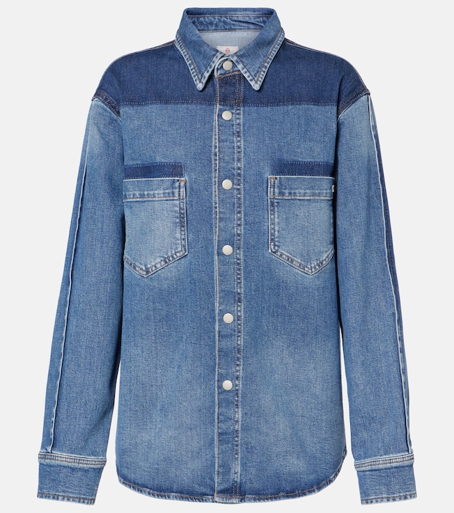 Monaco patchwork denim shirt | AG Jeans