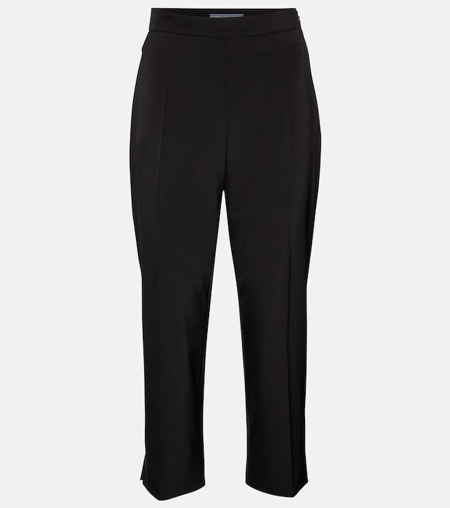 High-rise cropped pants | Prada