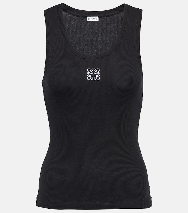 Anagram cotton-blend tank top | Loewe