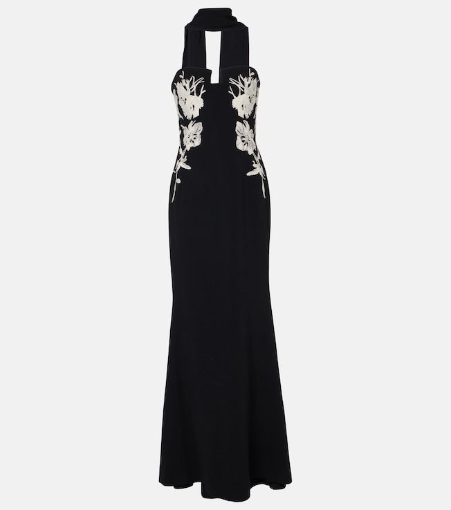 Embroidered strapless gown | Elie Saab