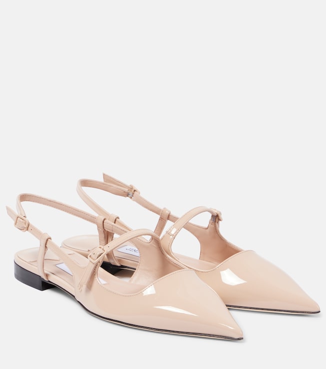 Didi patent leather slingback flats | Jimmy Choo