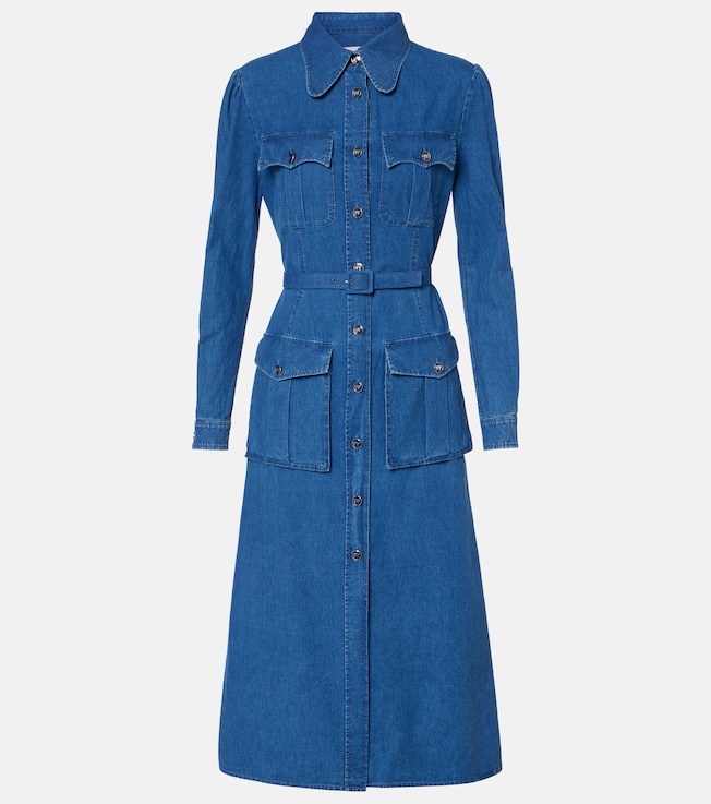 Denim shirtdress | Valentino