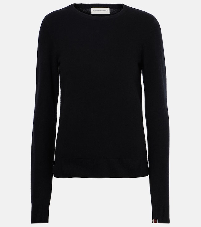 Body ribbed-knit cashmere-blend sweater | Extreme Cashmere