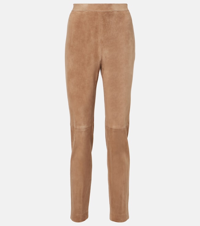 Amleto suede slim pants | 'S Max Mara
