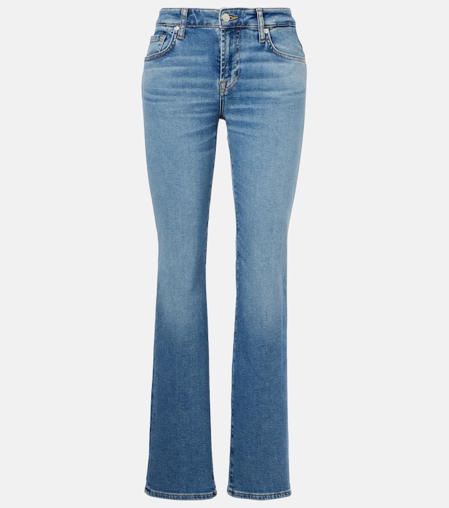 Calie mid-rise straight jeans | 7 For All Mankind
