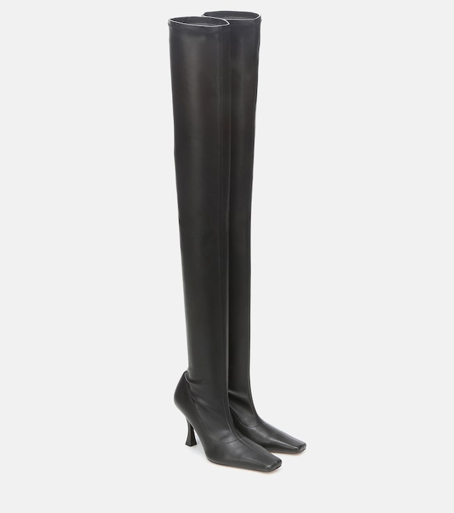 Faux leather over-the-knee boots | Proenza Schouler