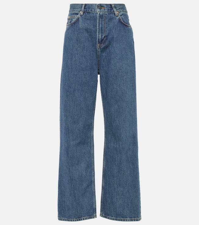 High-rise straight jeans | Wardrobe.NYC