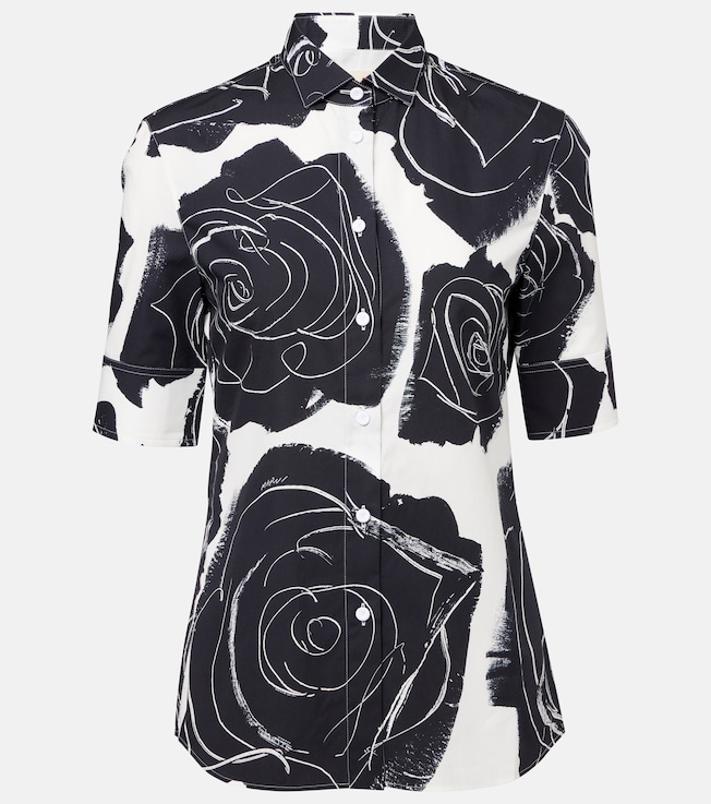 Floral cotton poplin shirt | Marni