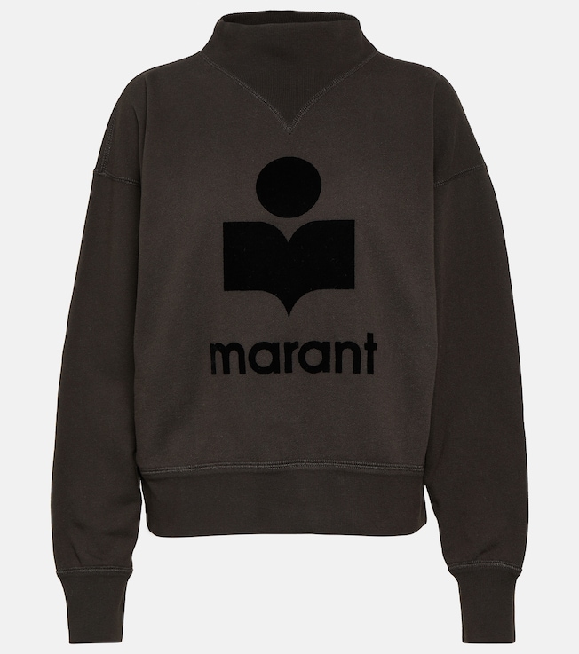 Moby logo cotton-blend sweatshirt | Marant Etoile