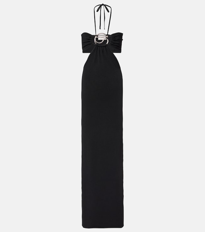 Halterneck maxi dress | Coperni