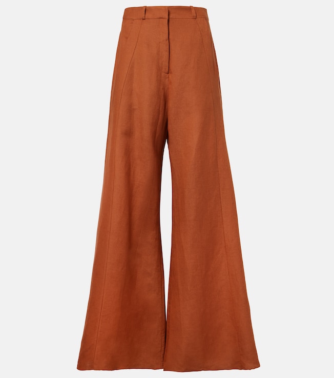 High-rise wide-leg pants | Adriana Degreas