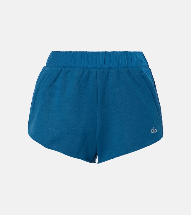 In The Air Dolphin cotton-blend shorts | Alo Yoga