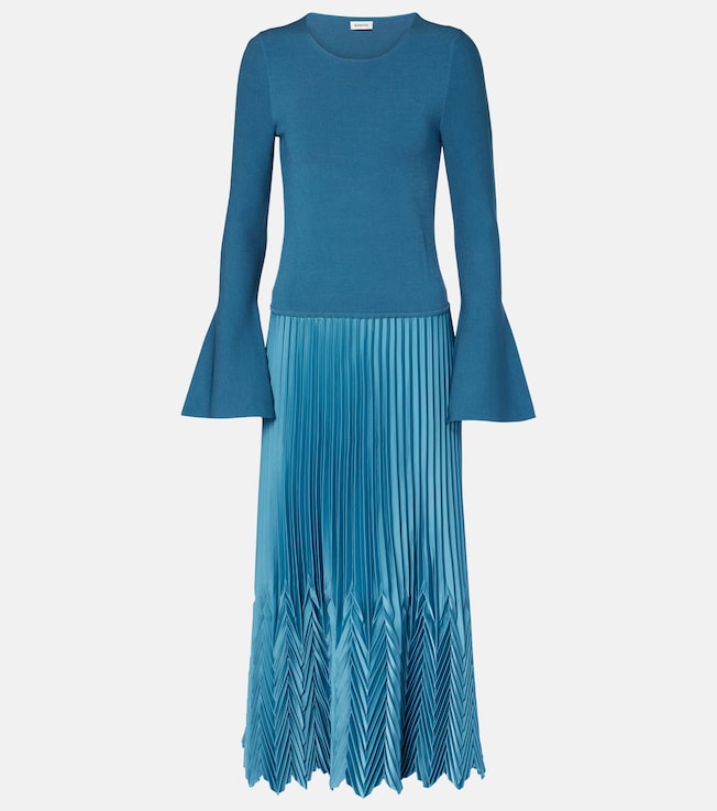 Damoni pleated midi dress | Simkhai