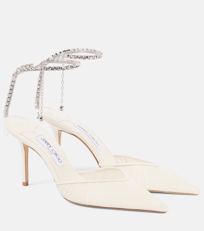 Saeda 85 crystal-embellished pumps | Jimmy Choo