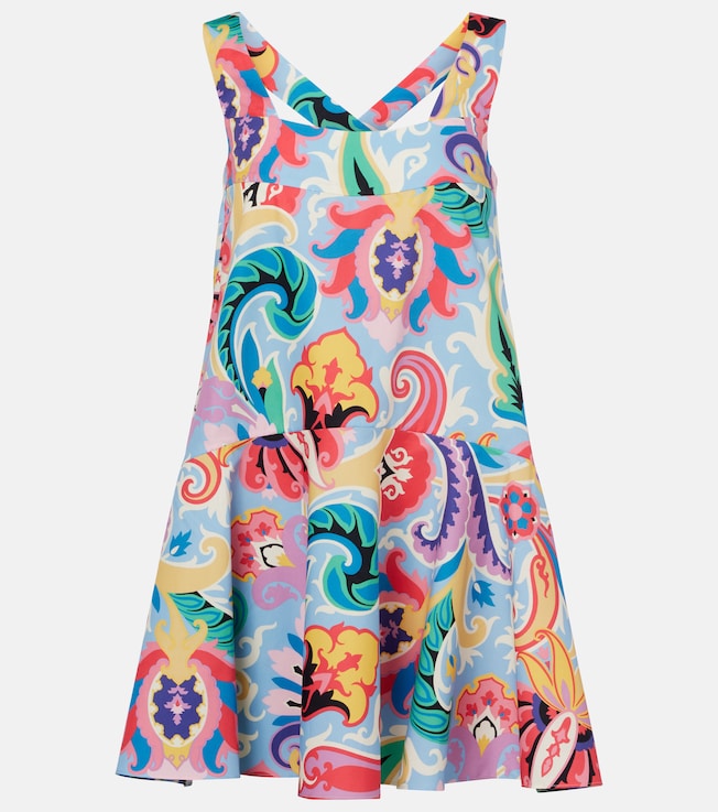 Printed cotton minidress | Etro