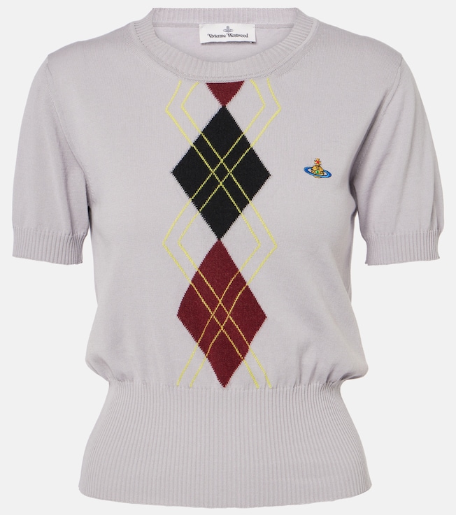 Argyle cotton and wool top | Vivienne Westwood