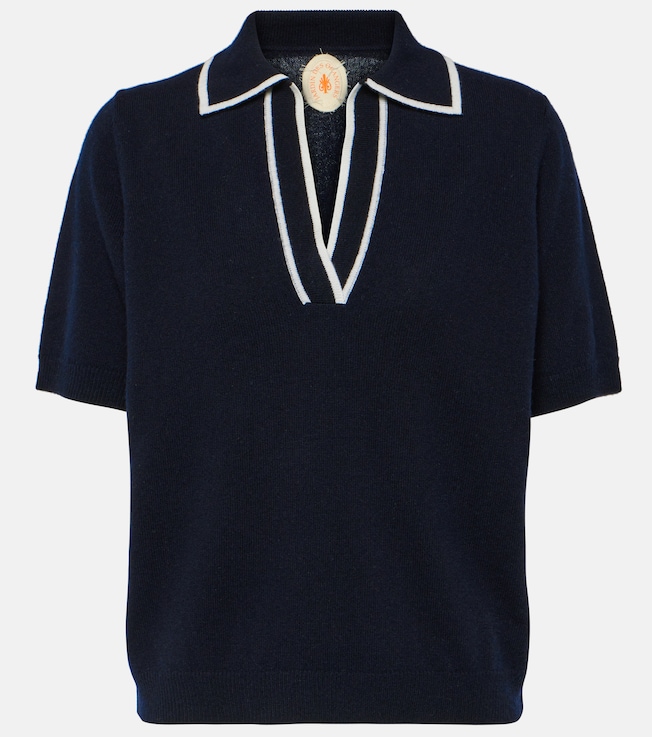 Wool and cashmere polo sweater | Jardin des Orangers