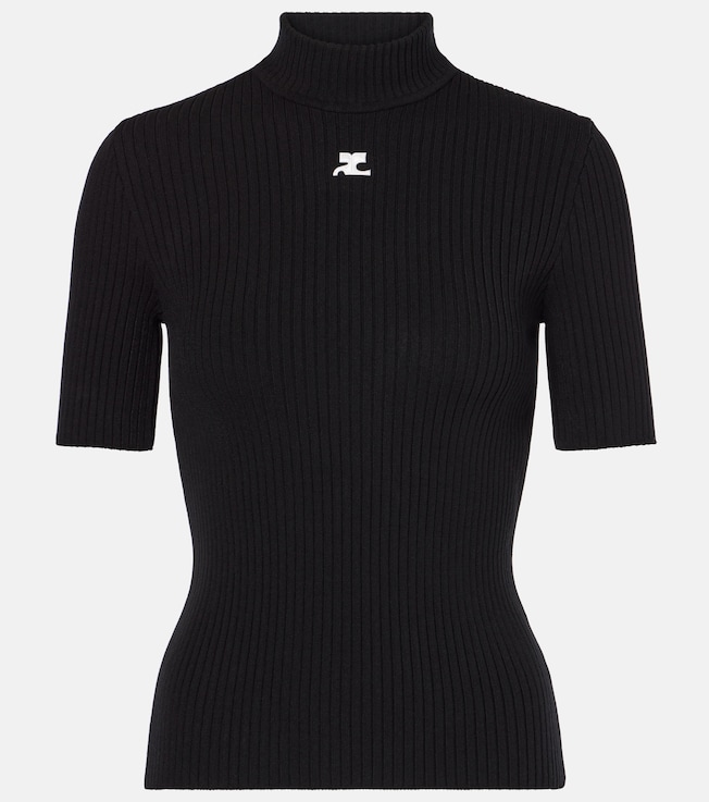 Reedition ribbed-knit top | Courrèges
