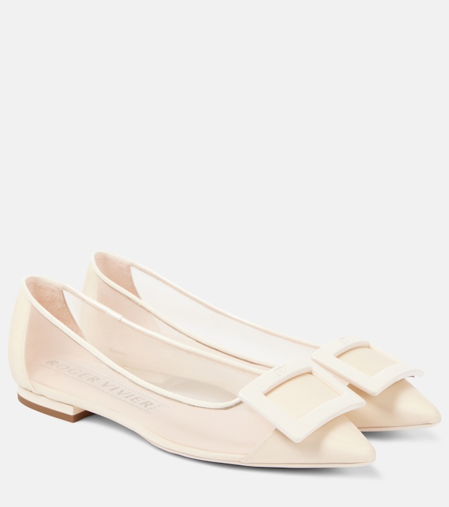 Gommettine mesh ballet flats | Roger Vivier