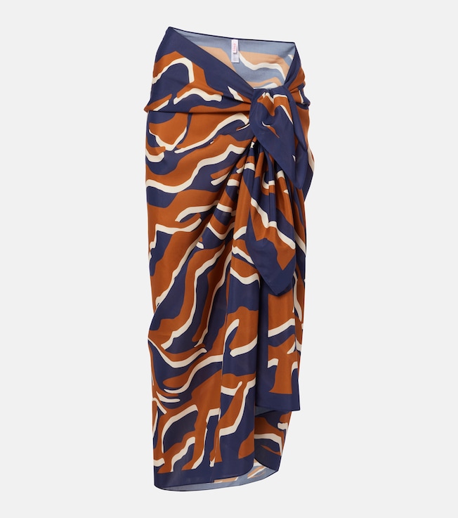 Ile cotton and silk voile beach cover-up | Eres