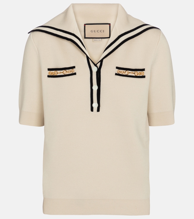 Embellished wool top | Gucci