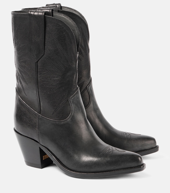 Wish Star leather cowboy boots | Golden Goose