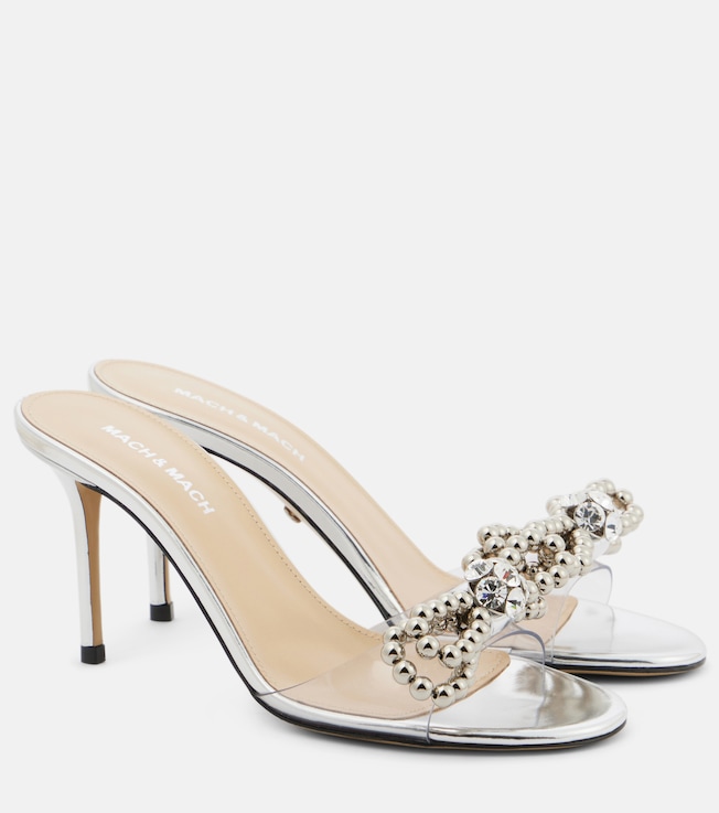 Double Bow embellished sandals | Mach & Mach