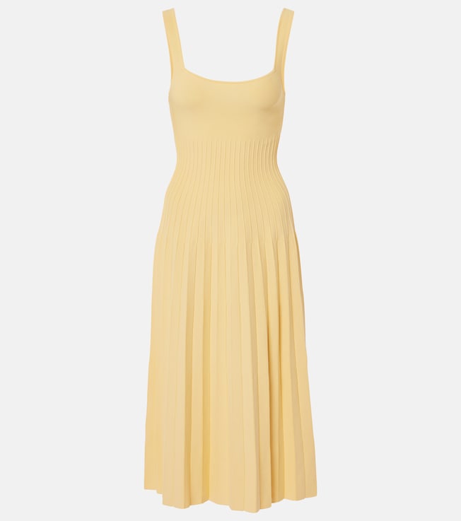 Ellison pleated midi dress | Staud