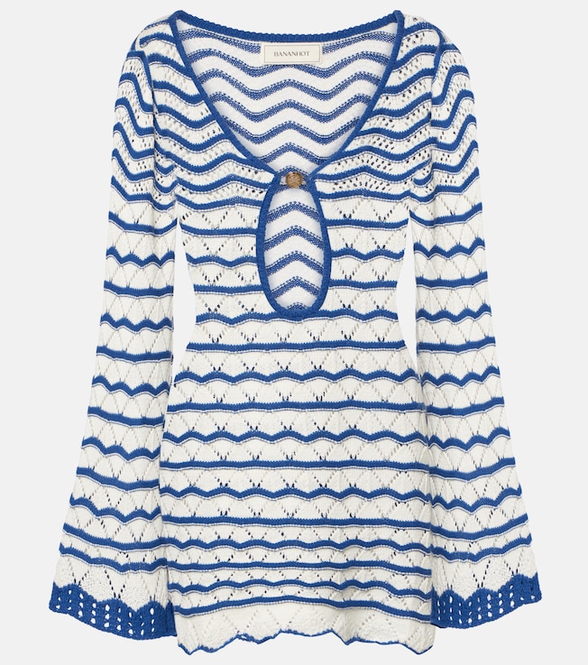 Rey striped crochet beach dress | Bananhot
