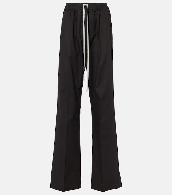 Dietrich Drawstring crêpe cady straight pants | Rick Owens