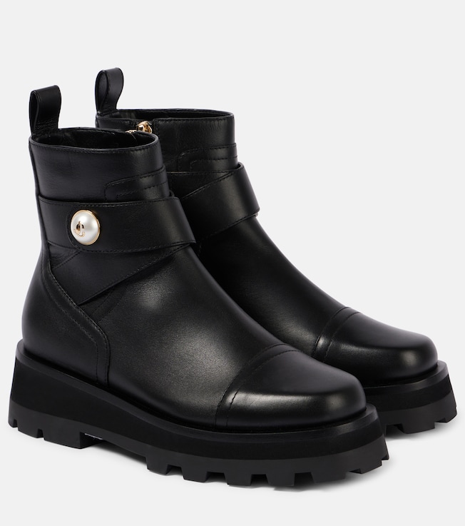Meena leather ankle boots | Jimmy Choo