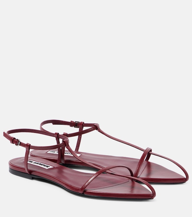 Tripon leather sandals | Jil Sander