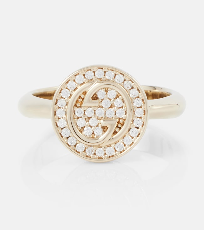 Gucci Blondie crystal-embellished ring | Gucci