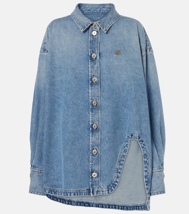 Diana asymmetric denim shirt | The Attico
