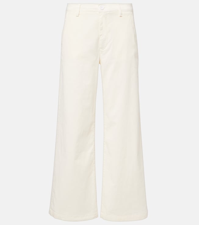Caden cotton-blend twill wide-leg pants | AG Jeans