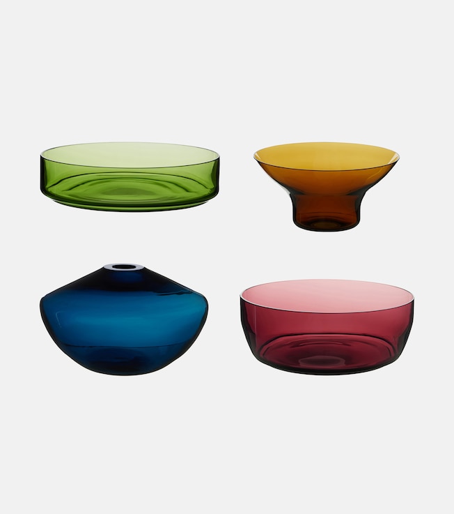 Jellyfish glass set of 4 centerpieces | NasonMoretti