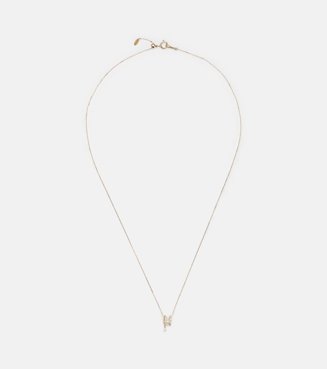 Zéus 18kt gold necklace with diamonds | Persée