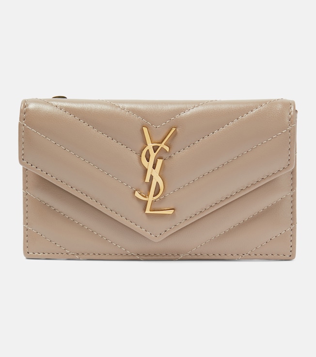 Cassandre matelassé leather card case | Saint Laurent