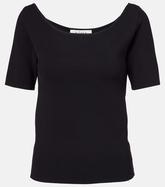 Knitted boatneck top | Róhe