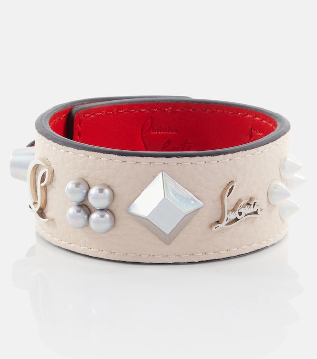 Paloma embellished leather bracelet | Christian Louboutin