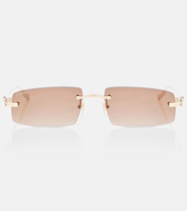 Panthère De Cartier rectangular sunglasses | Cartier Eyewear Collection