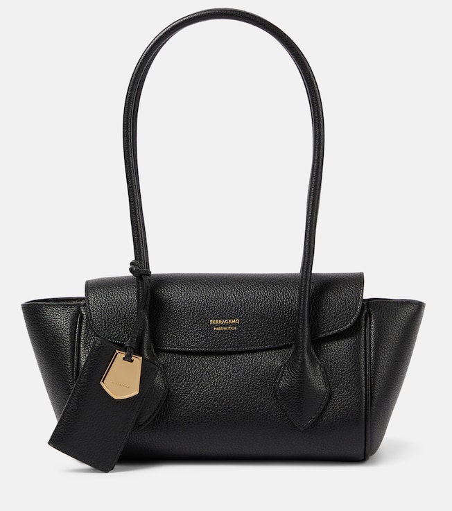 East-West leather tote bag | Ferragamo