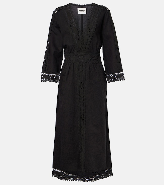 Veona linen and cotton midi dress | Marant Etoile