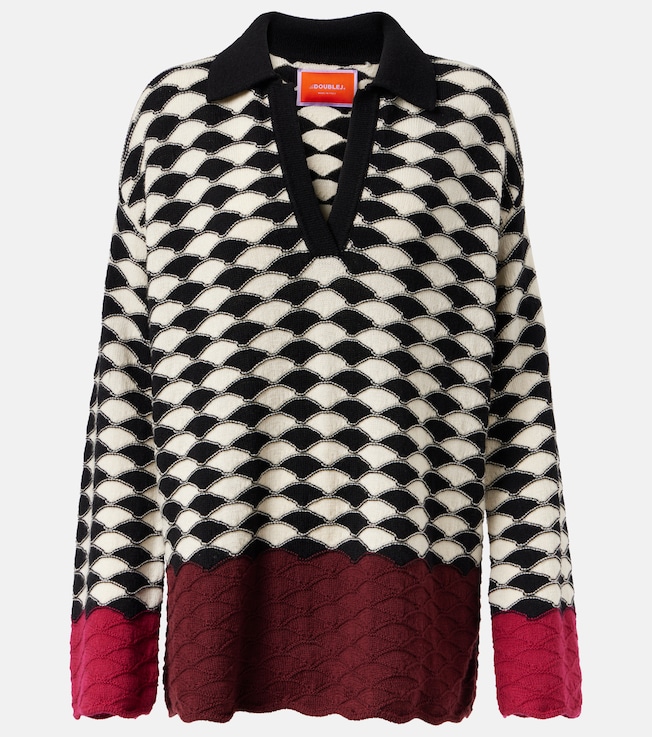 Lounge wool polo sweater | La DoubleJ