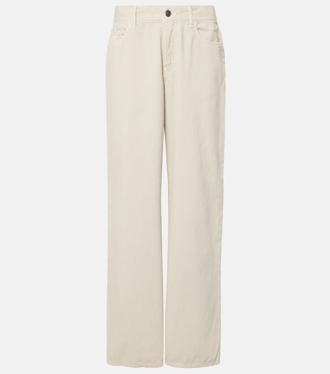 Eglitta cotton corduroy wide-leg pants | The Row
