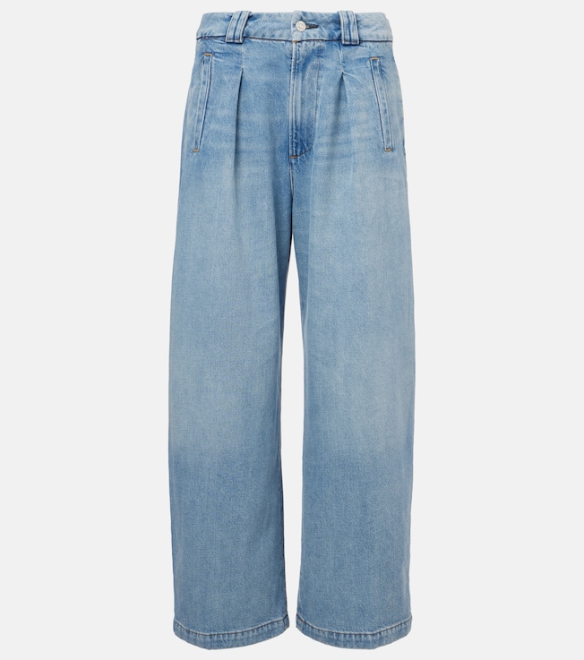Cara twill cropped wide-leg pants | Citizens of Humanity